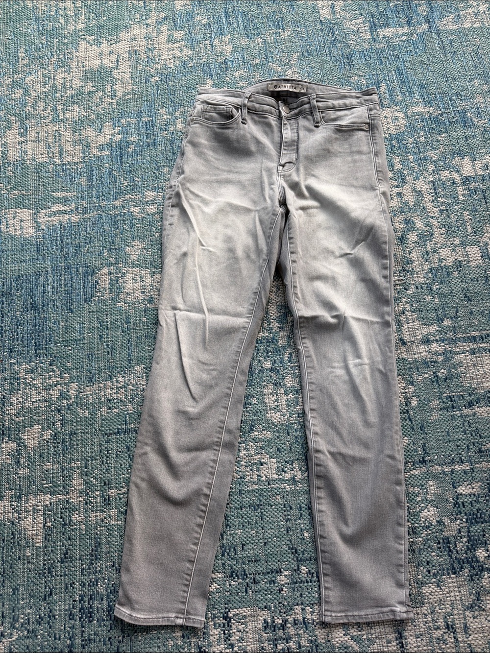 Athleta Light Gray Slim Sculptek Jeans